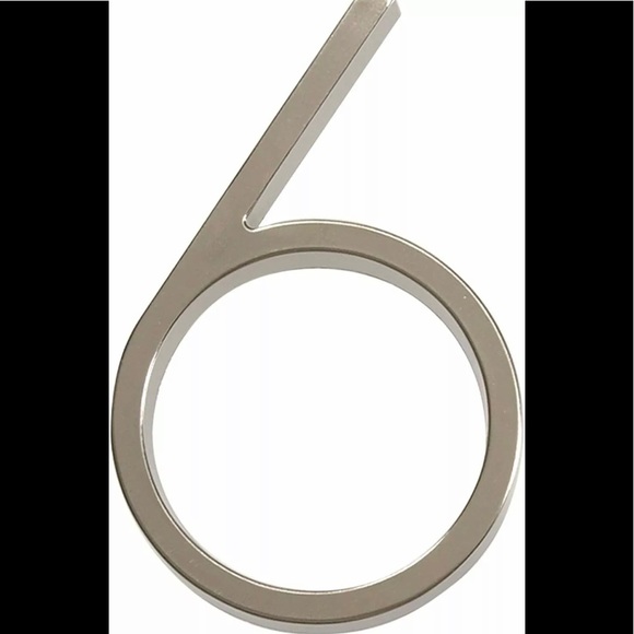 Hillman Distinction 5" Numbers Brushed Nickel 1 Pc - Picture 4 of 7